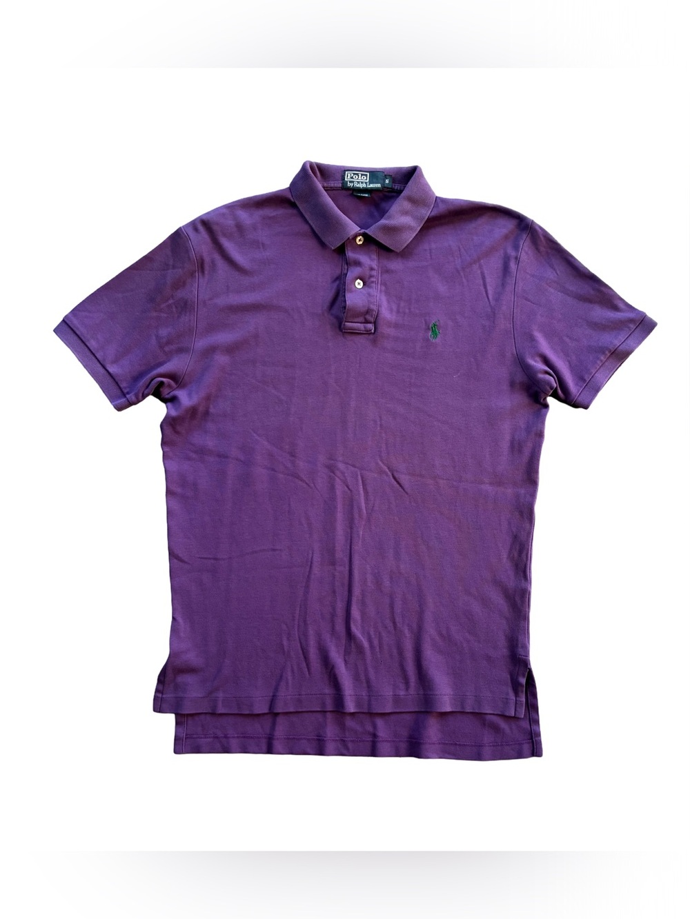 Polo by Ralph Lauren Men's Purple Short Sleeve Pique Polo